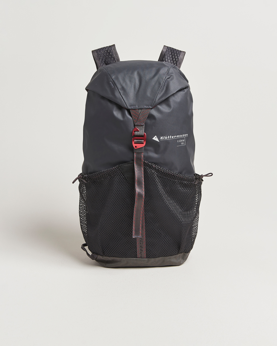 Men | Bags | Klättermusen | Fjörm Backpack 18L Raven