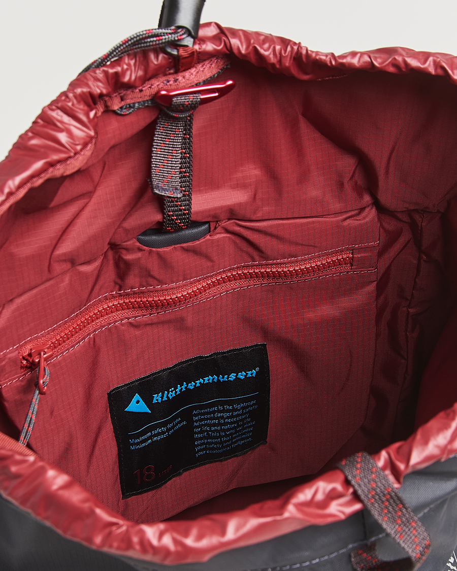 Men | Bags | Klättermusen | Fjörm Backpack 18L Raven