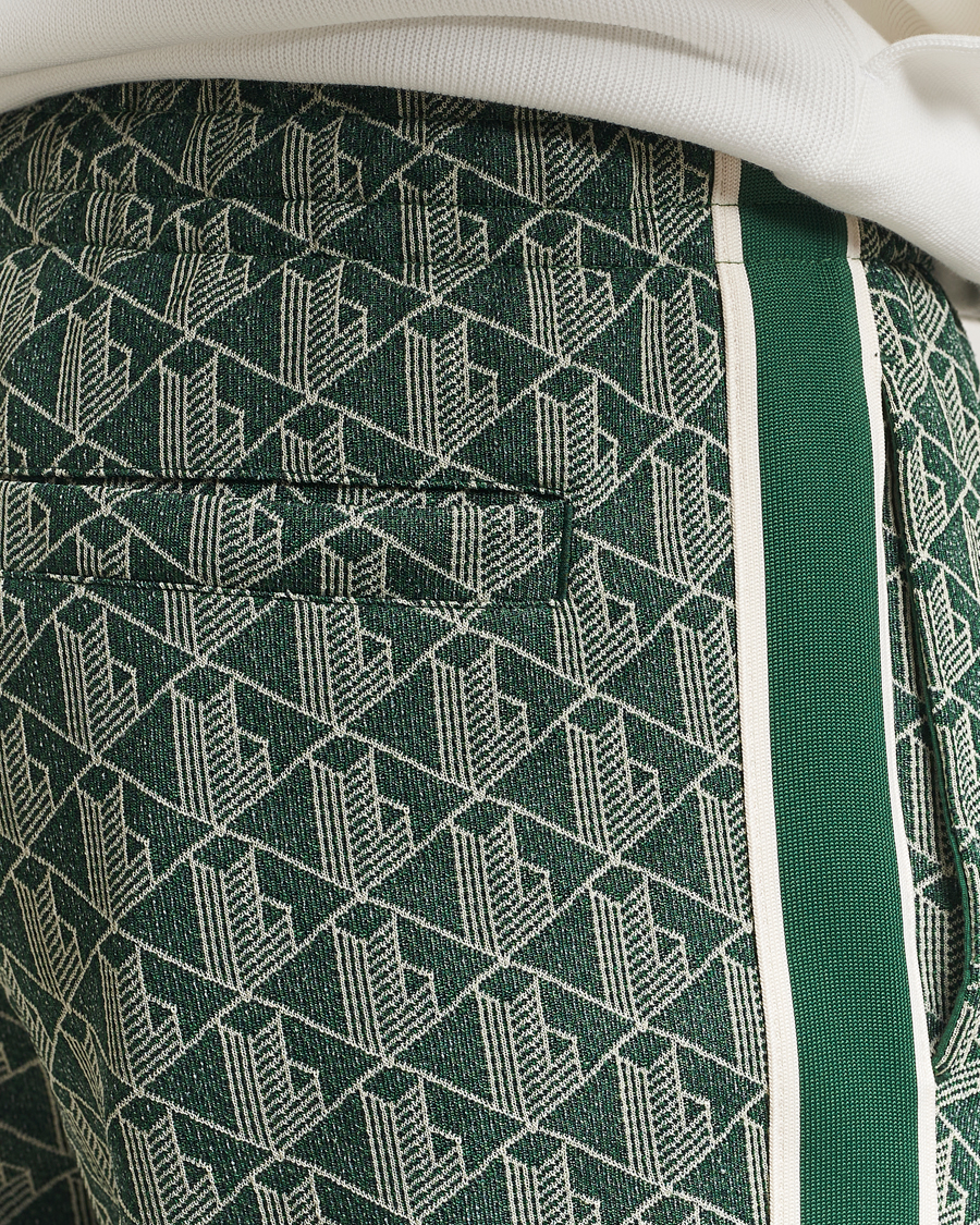 Men | Trousers | Lacoste | Monogram Track Pants Green/Sinople