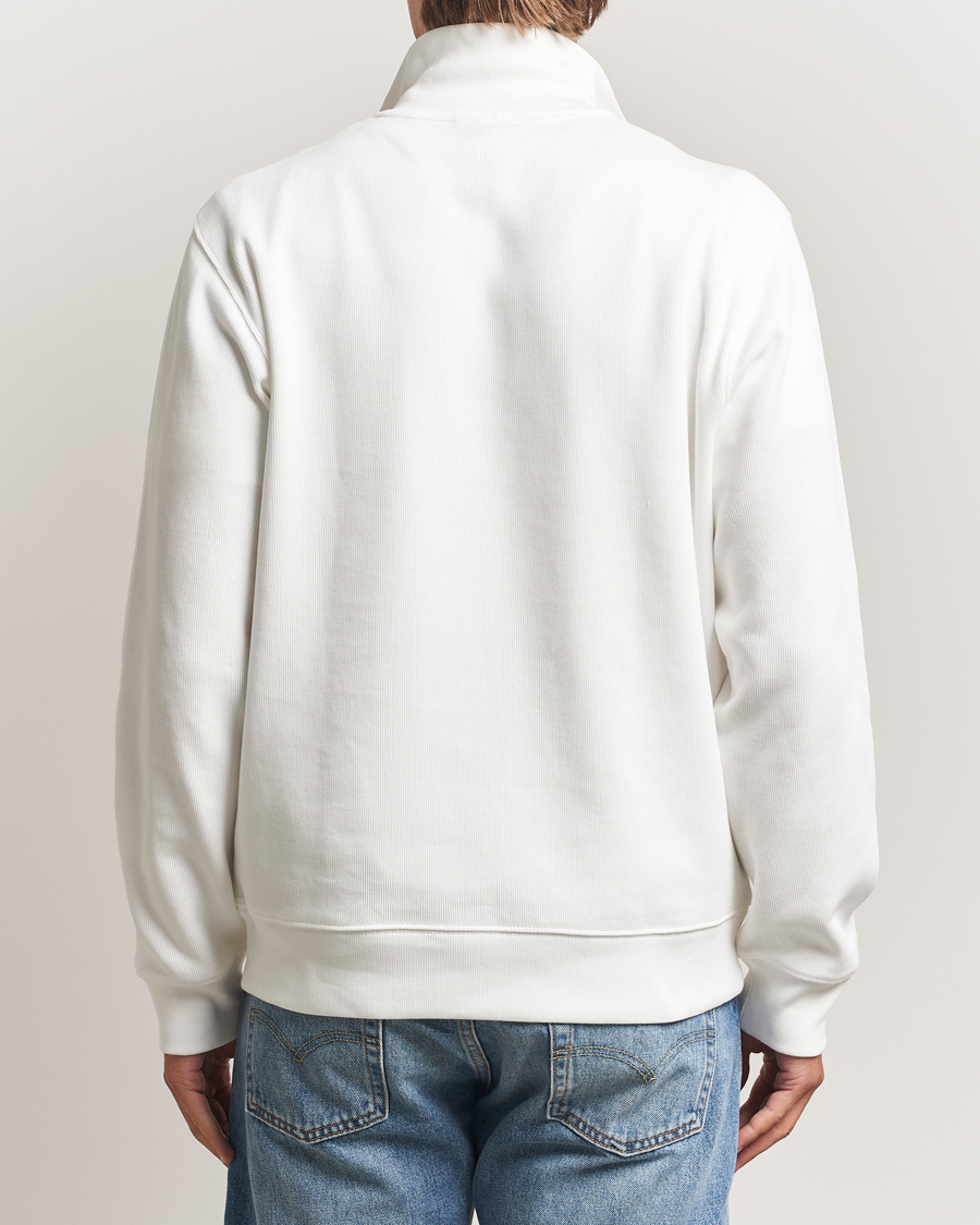 Men | Sweaters & Knitwear | Lacoste | Rib Interlock Half Zip Flour