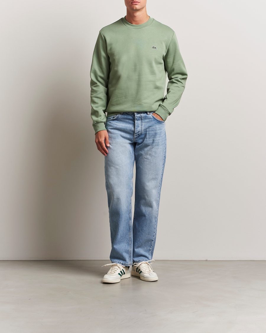 Men | Sweaters & Knitwear | Lacoste | Crew Neck Sweatshirt Thyme Green
