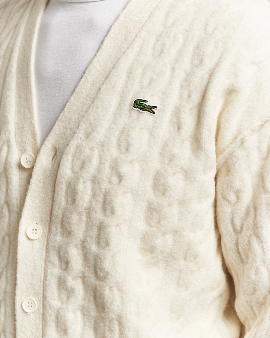 Men | Sweaters & Knitwear | Lacoste | Fuzzy Wool Tennis Cardigan Lapland