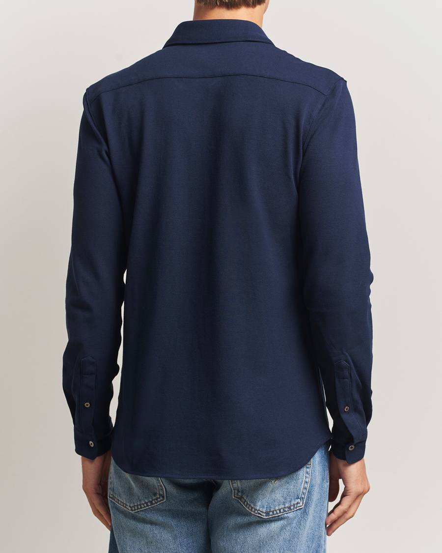 Men | Shirts | Lacoste | Slim Fit Cotton Piqué Shirt Navy