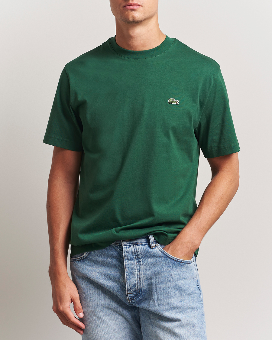 Men | T-Shirts | Lacoste | Crew Neck T-Shirt Green