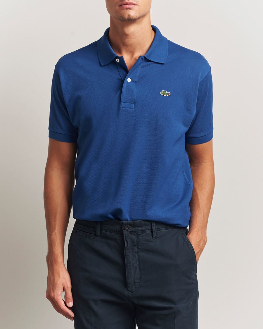 Men | Polo Shirts | Lacoste | Original Polo Piké France Blue