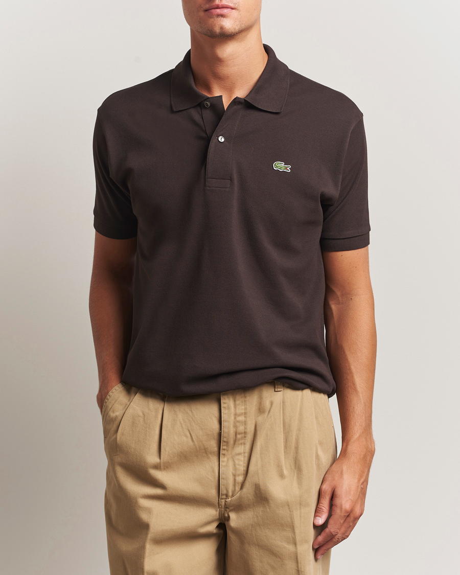 Men | Polo Shirts | Lacoste | Original Polo Piké Porto Brown