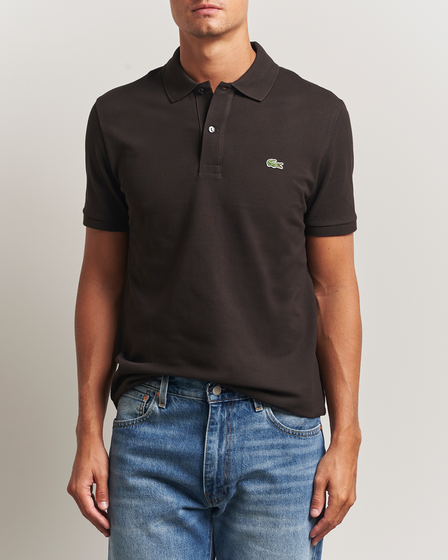 Men | Polo Shirts | Lacoste | Slim Fit Polo Piké Porto Brown