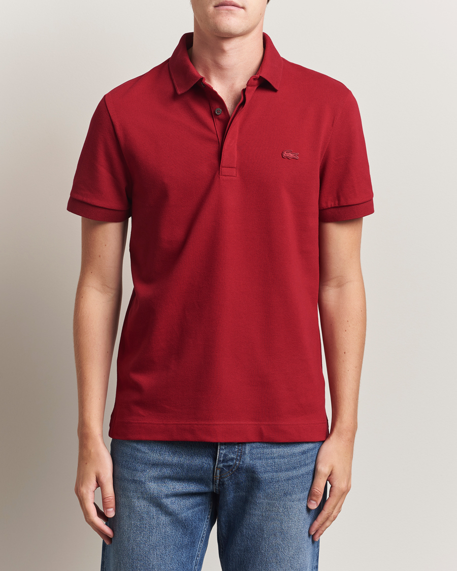 Men | Polo Shirts | Lacoste | Paris Polo Piké Bordeaux