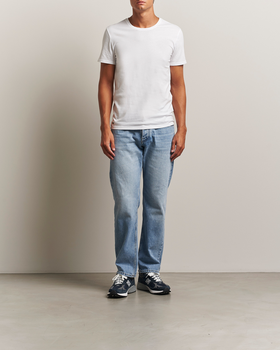 Men | T-Shirts | Lacoste | 3-Pack Crew Neck T-Shirt White