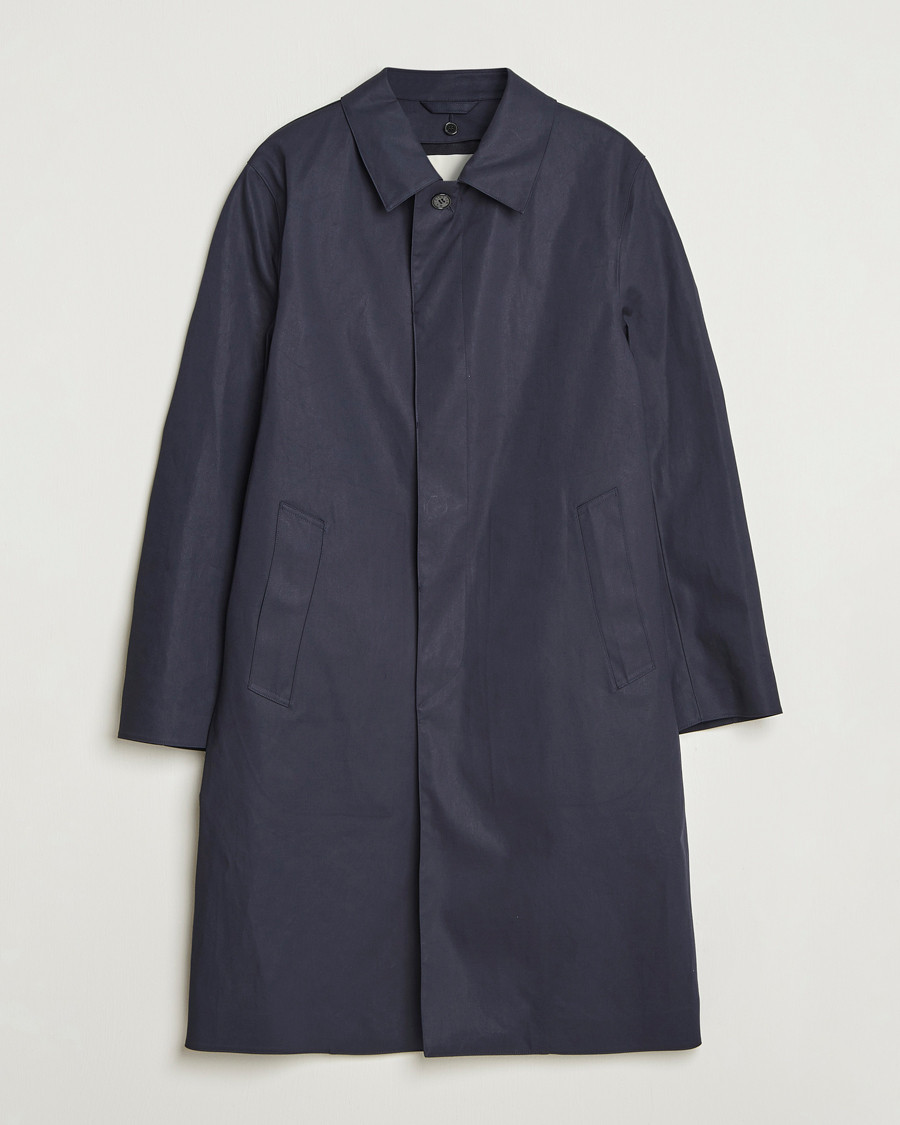 Men | Coats & Jackets | Mackintosh | Dunkeld Car Coat Navy