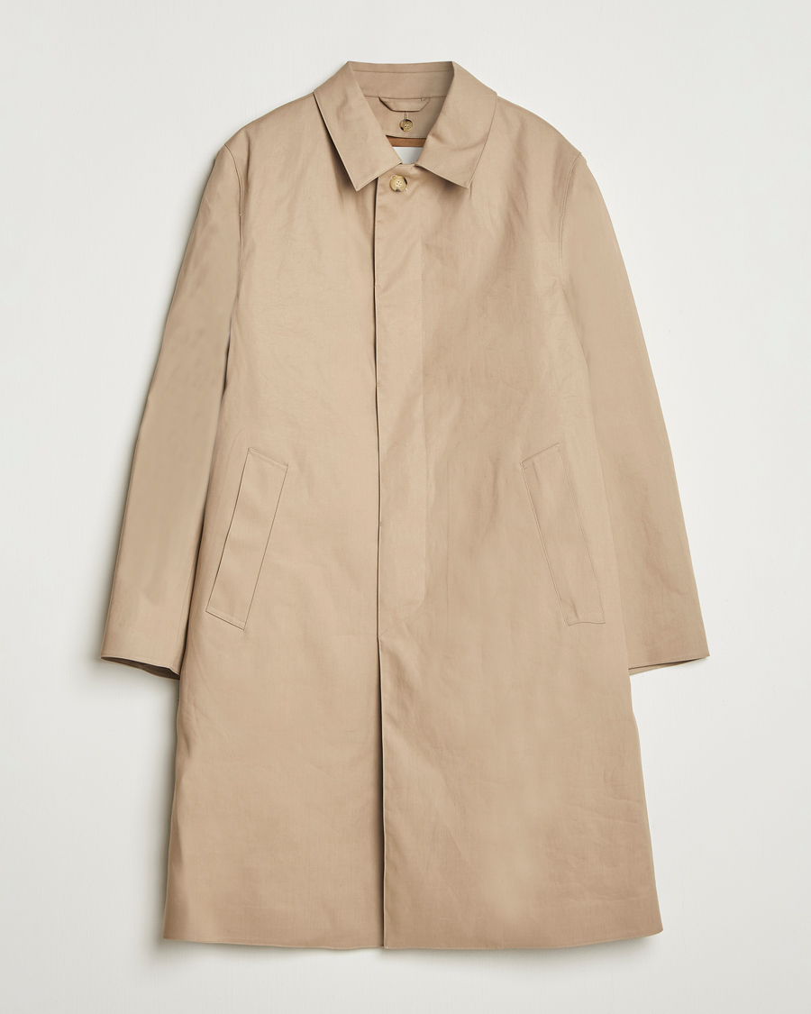 Men | Coats & Jackets | Mackintosh | Dunkeld Car Coat Fawn