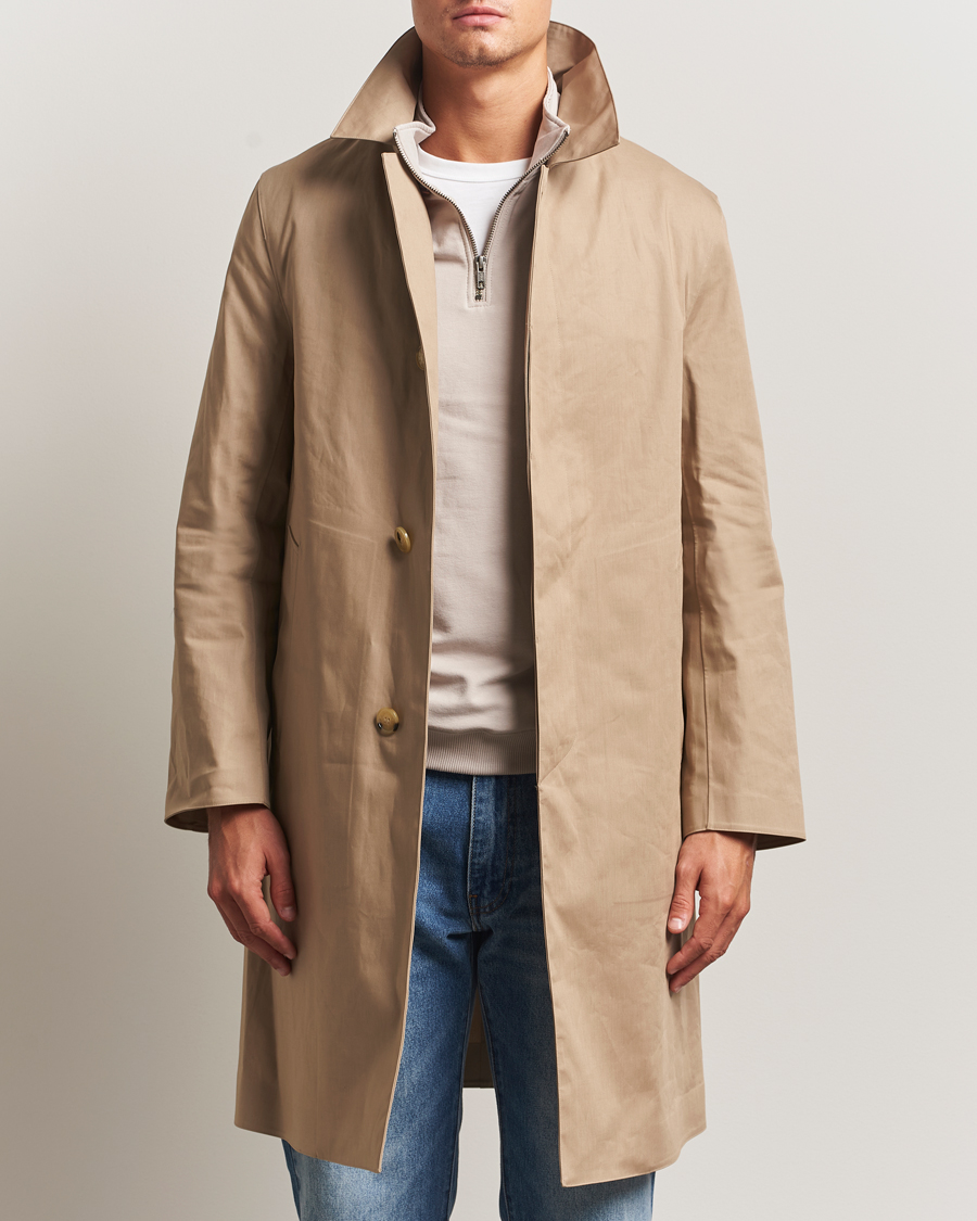 Men | Coats & Jackets | Mackintosh | Dunkeld Car Coat Fawn