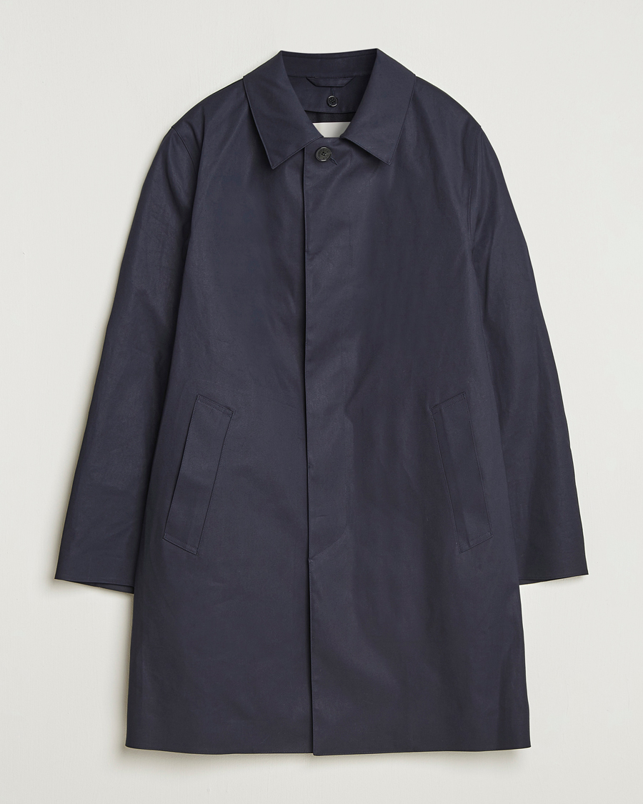 Men | Coats & Jackets | Mackintosh | Dunoon Car Coat Navy
