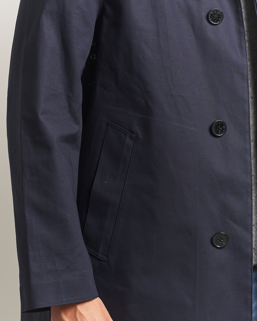 Men | Coats & Jackets | Mackintosh | Dunoon Car Coat Navy