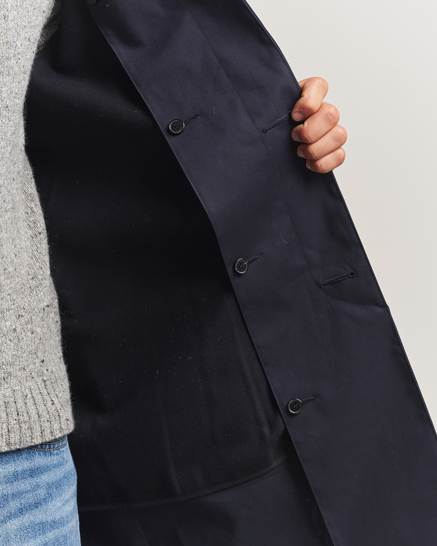 Men | Coats & Jackets | Mackintosh | Dunoon Car Coat Navy