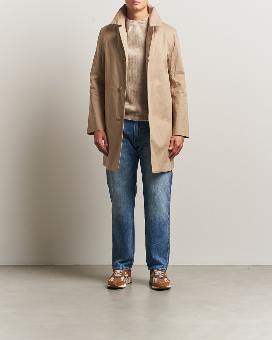 Men | Coats & Jackets | Mackintosh | Dunoon Car Coat Fawn