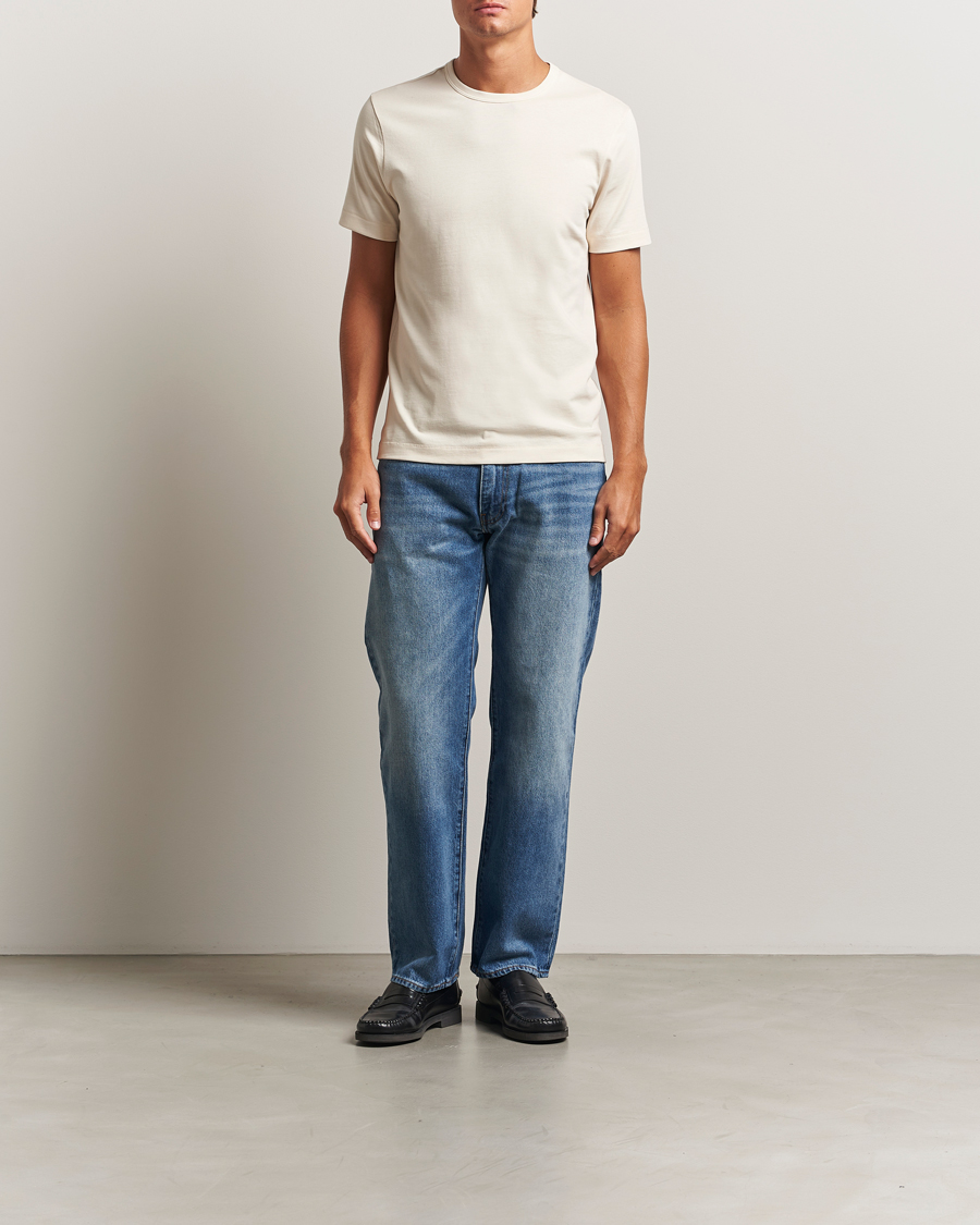 Men | T-Shirts | Merz b. Schwanen | Classic Fit Sturdy T-Shirt Nature