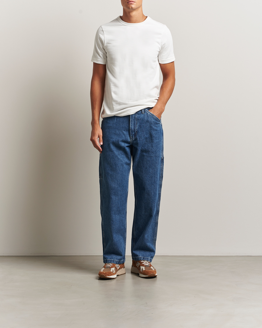 Men | T-Shirts | Merz b. Schwanen | Relaxed Fit Loopwheeled Heavy T-Shirt White