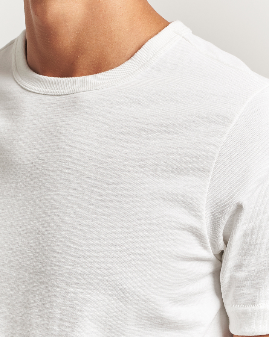 Men | T-Shirts | Merz b. Schwanen | Relaxed Fit Loopwheeled Heavy T-Shirt White