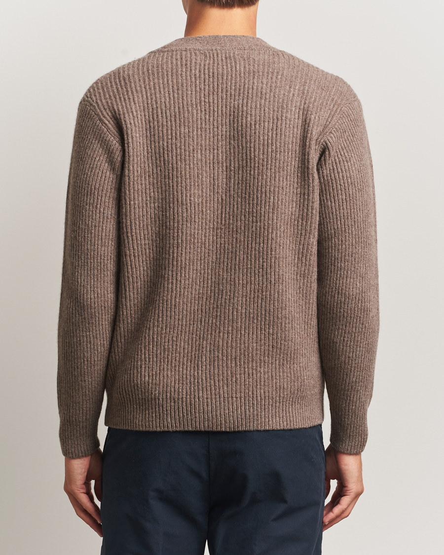 Men | Sweaters & Knitwear | Merz b. Schwanen | Merino/Cashmere Knitted Cardigan Grain