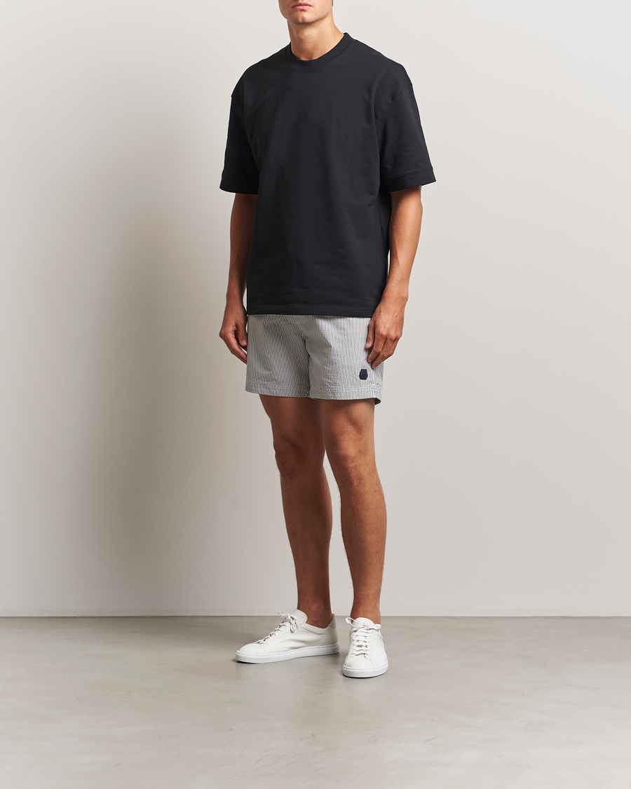 Men | Swimwear | Sail Racing | Tornado Striped Swimshorts Navy/White