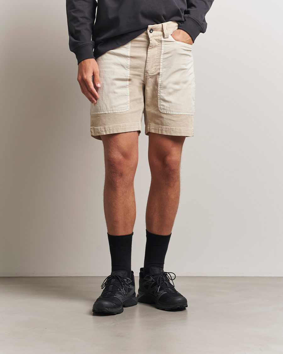 Men | Shorts | Sail Racing | Blocked Corduroy Shorts Feather Grey