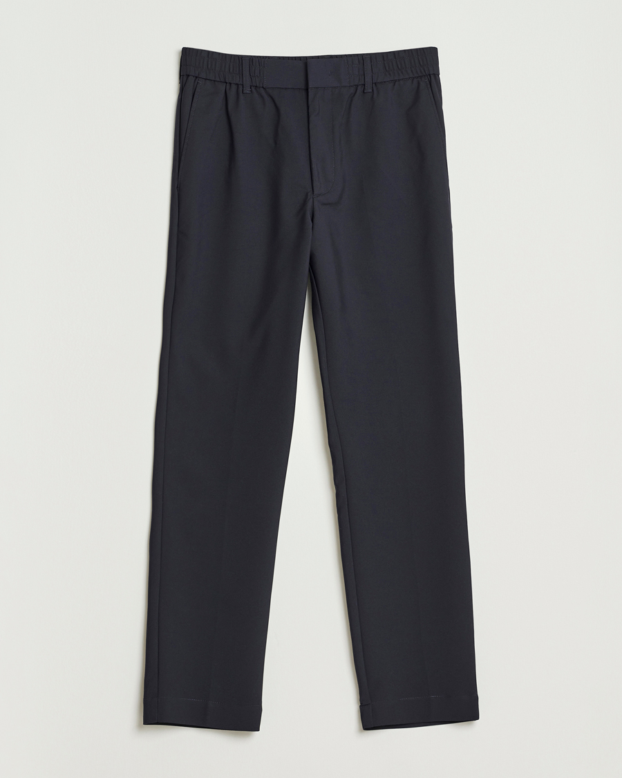 Men | Trousers | NN07 | Billie Drawstring Trousers Navy Blue