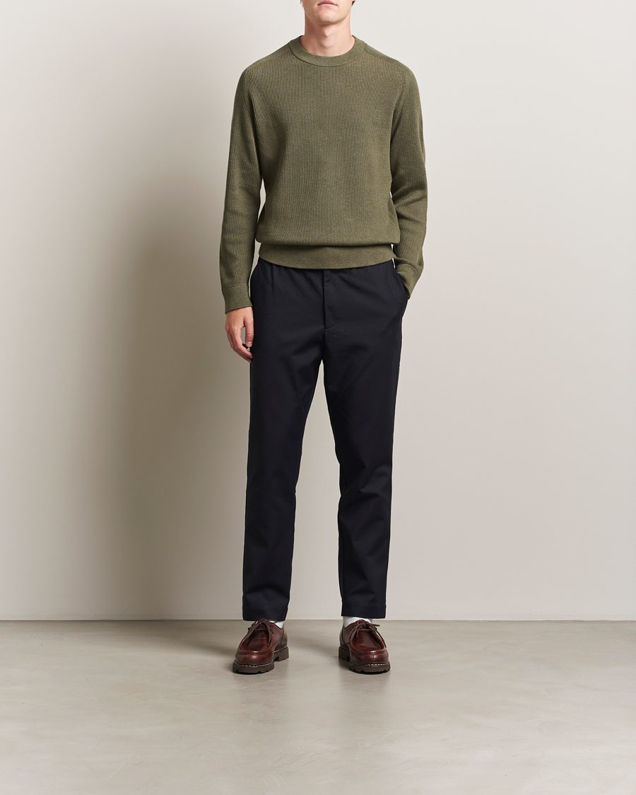 Men | Trousers | NN07 | Billie Drawstring Trousers Navy Blue