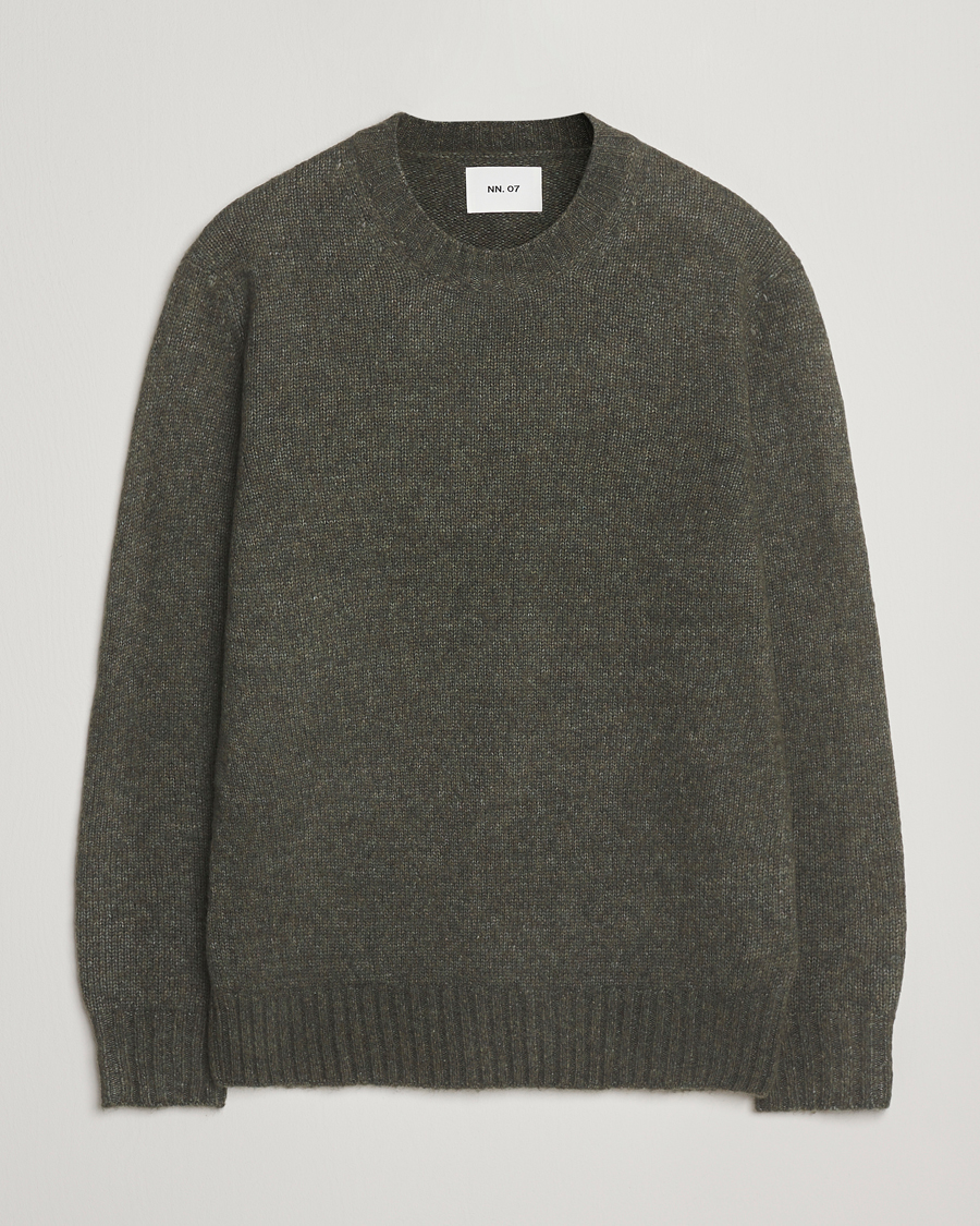 Men | Sweaters & Knitwear | NN07 | Lee Wool Knitted Sweater Capers Green