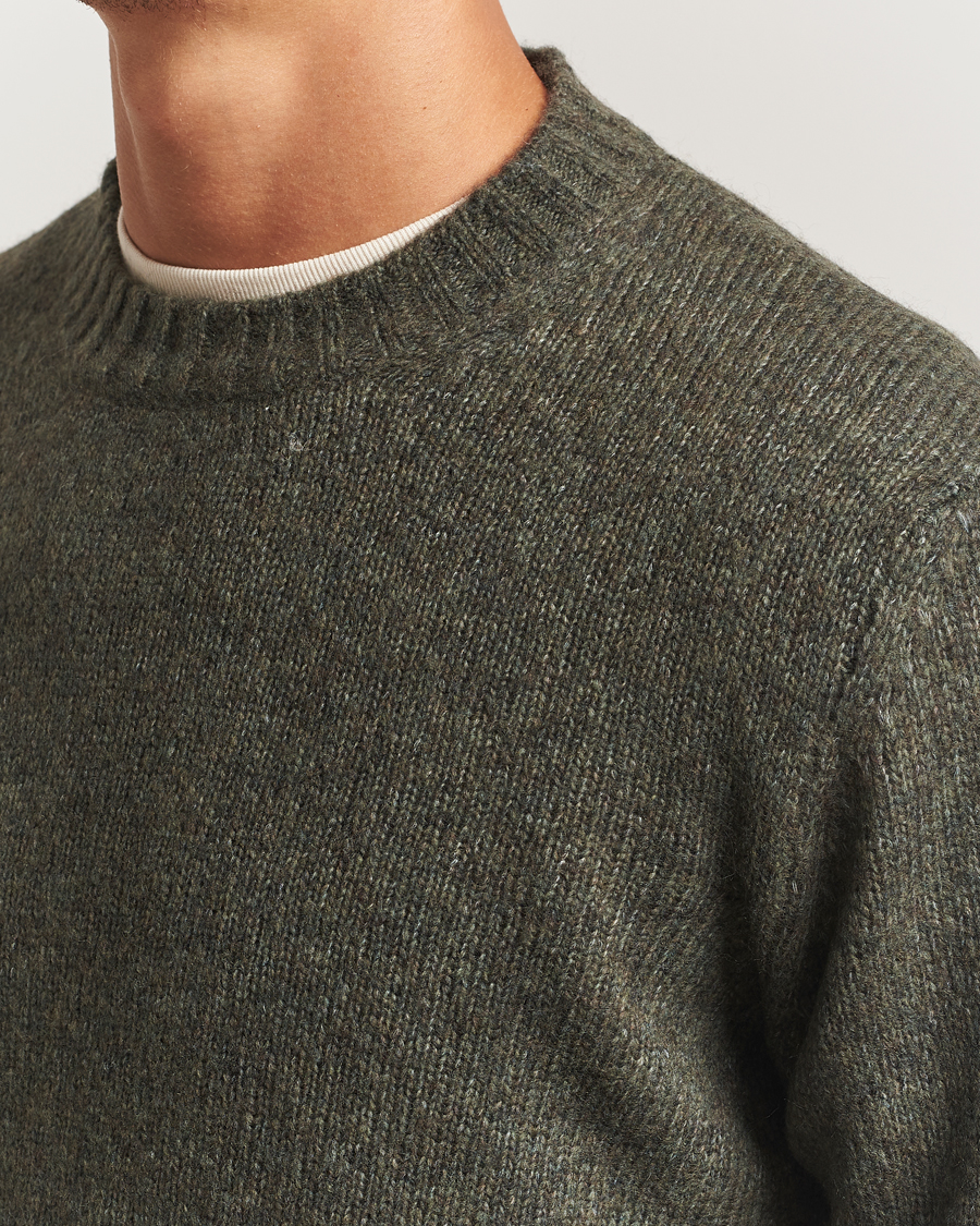 Men | Sweaters & Knitwear | NN07 | Lee Wool Knitted Sweater Capers Green