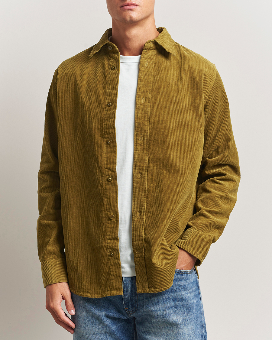 Men | Shirts | NN07 | Colby Corduroy Overshirt Firene Green