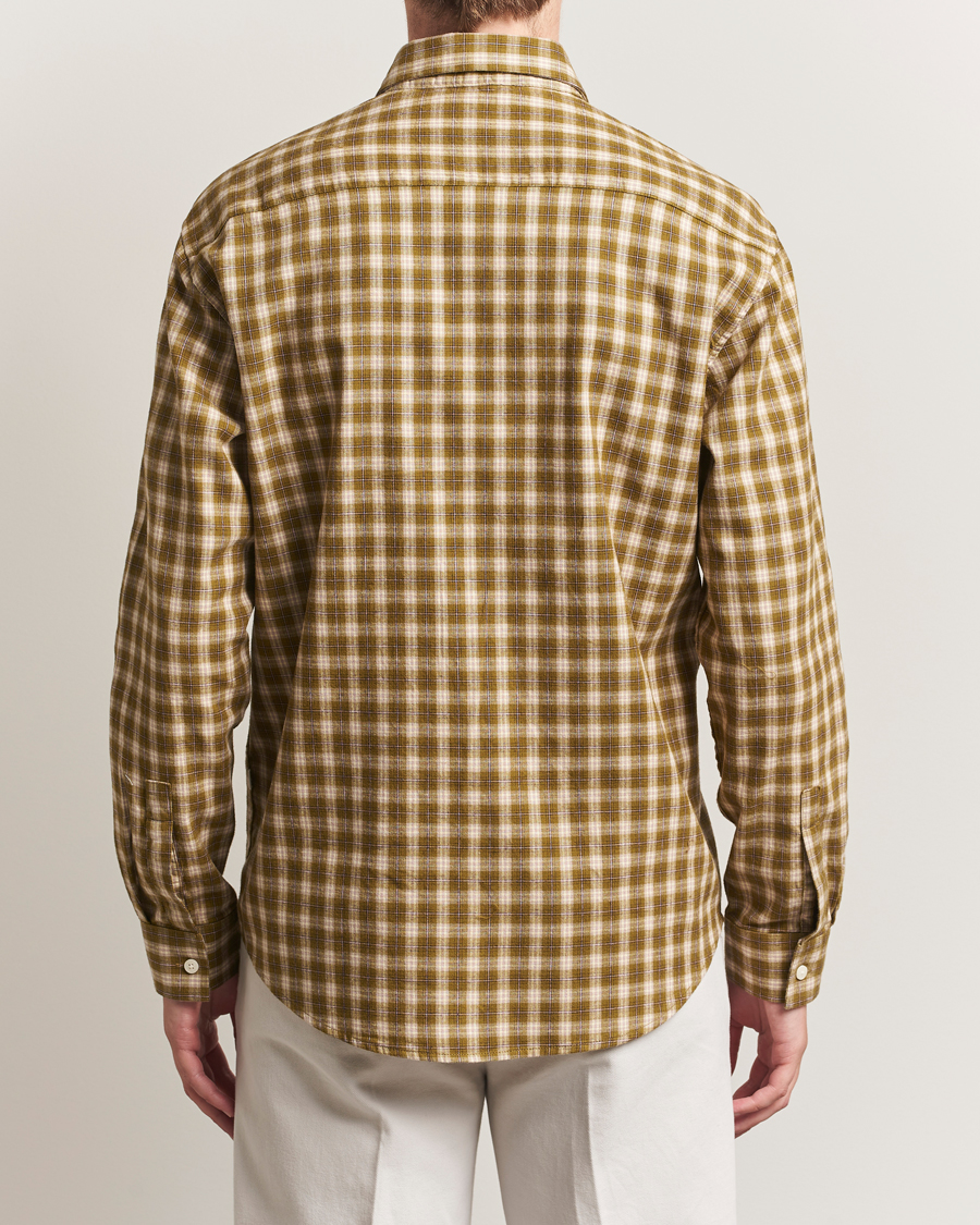 Men | Shirts | NN07 | Deon Flannel Checked Shirt Green