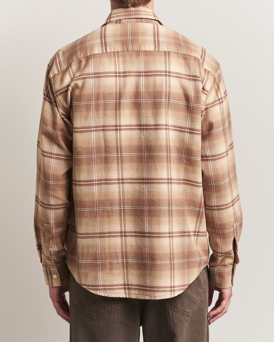 Men | Shirts | NN07 | Deon Flannel Checked Shirt Camel