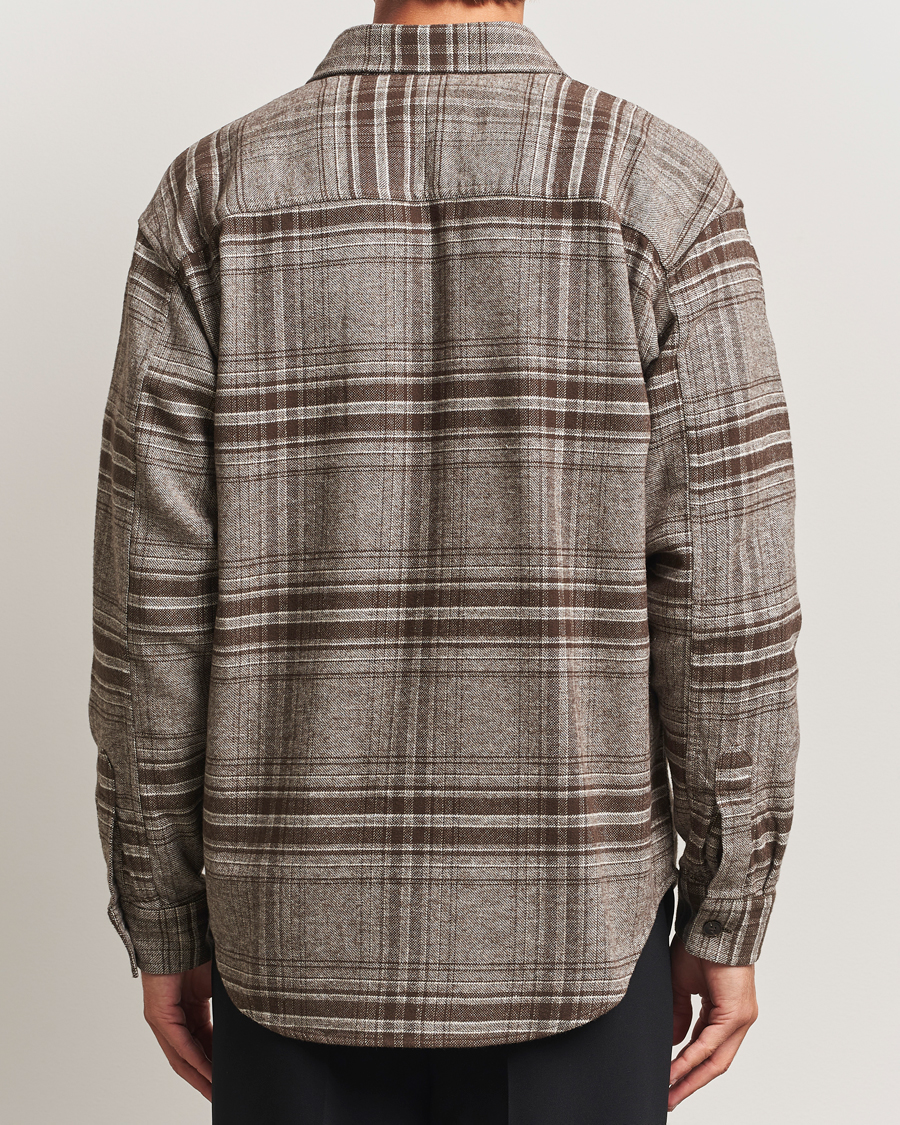 Men | Shirts | NN07 | Adwin Checked Overshirt Brown