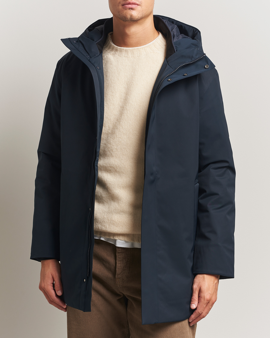Men | Coats & Jackets | NN07 | Blake Hooded Jacket Navy Blue