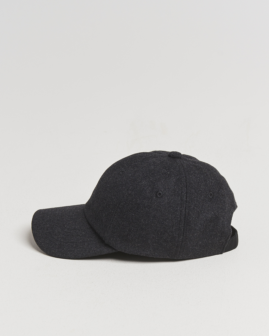 Men | Hats & Caps | NN07 | Boiled Wool Cap Antrachite