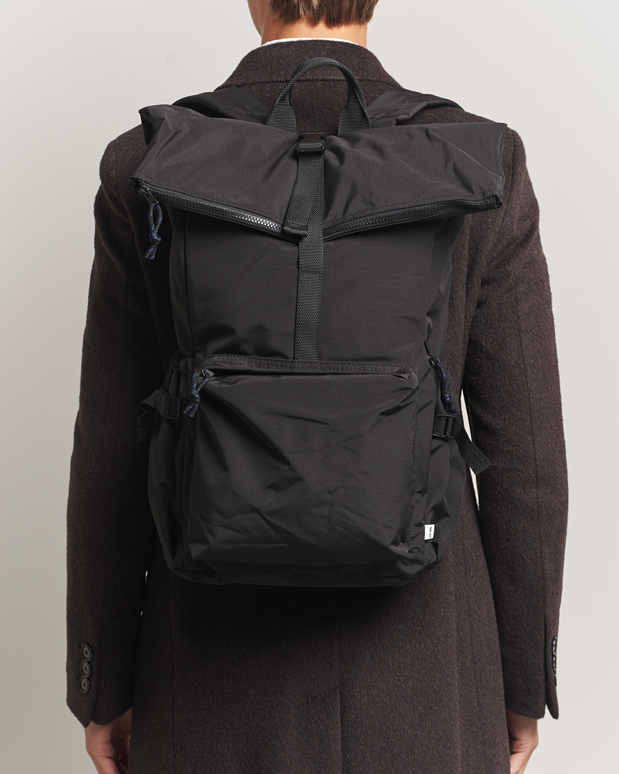 Men | Bags | NN07 | Nylon Ripstop Backpack Black