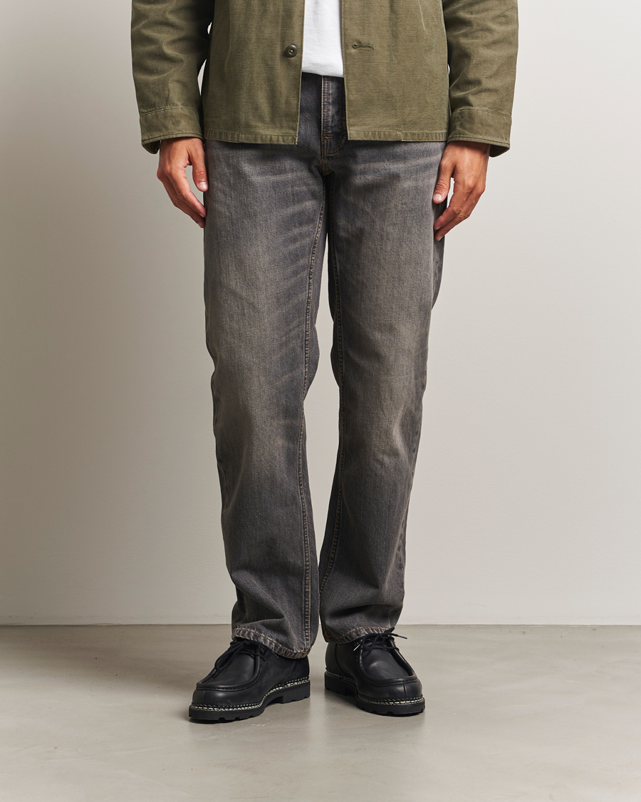 Men | Jeans | Nudie Jeans | Rad Rufus Jeans Grey Crosshatch