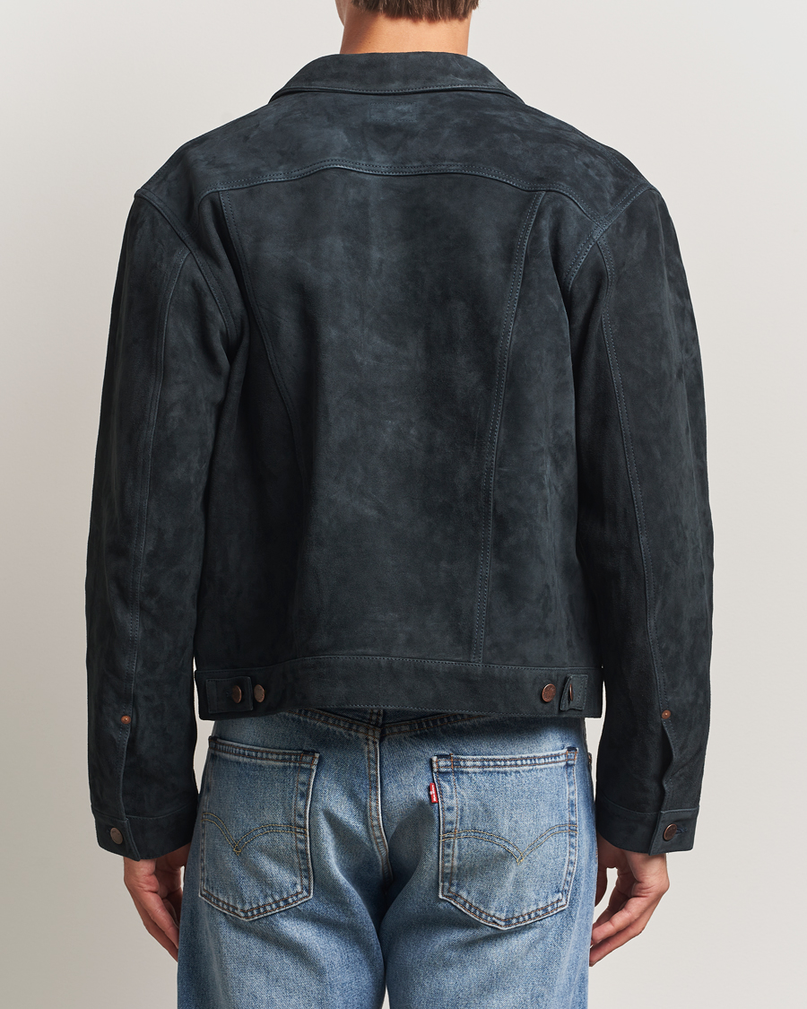 Men | Coats & Jackets | Nudie Jeans | Dante II Suede Jacket Navy