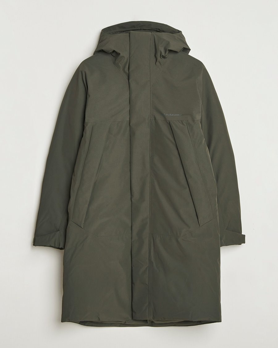 Men | Coats & Jackets | Peak Performance | Treeline Down Parka Olive Extreme