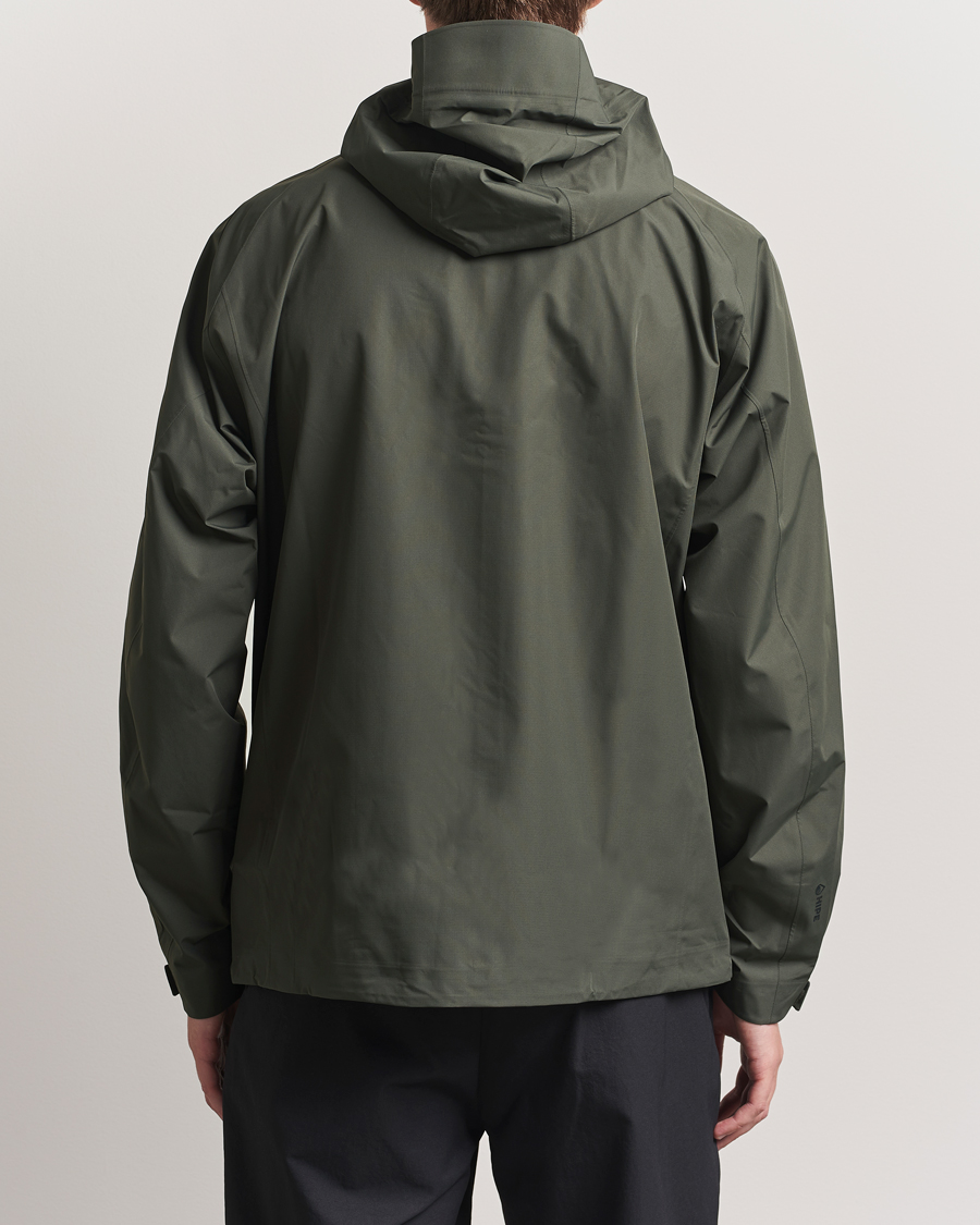 Men | Coats & Jackets | Peak Performance | Treeline Shell Hooded Jacket Olive Extreme