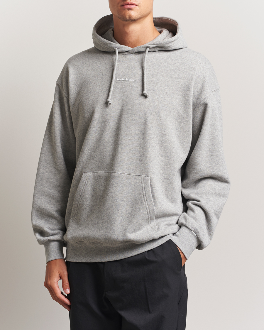 Men | Sweaters & Knitwear | Peak Performance | Original Terry Hoodie Grey Melange