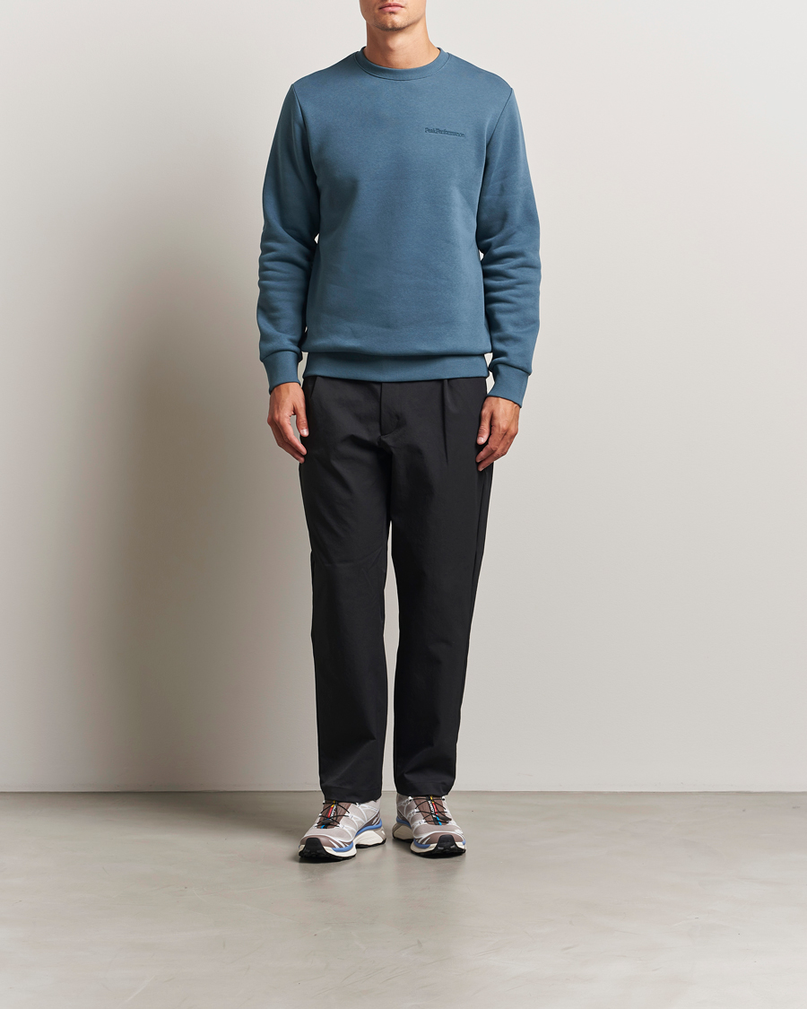 Men | Sweaters & Knitwear | Peak Performance | Original Crew Neck Sweatshirt Mountain Lake