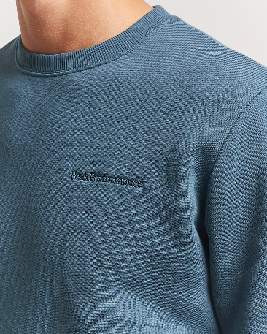 Men | Sweaters & Knitwear | Peak Performance | Original Crew Neck Sweatshirt Mountain Lake