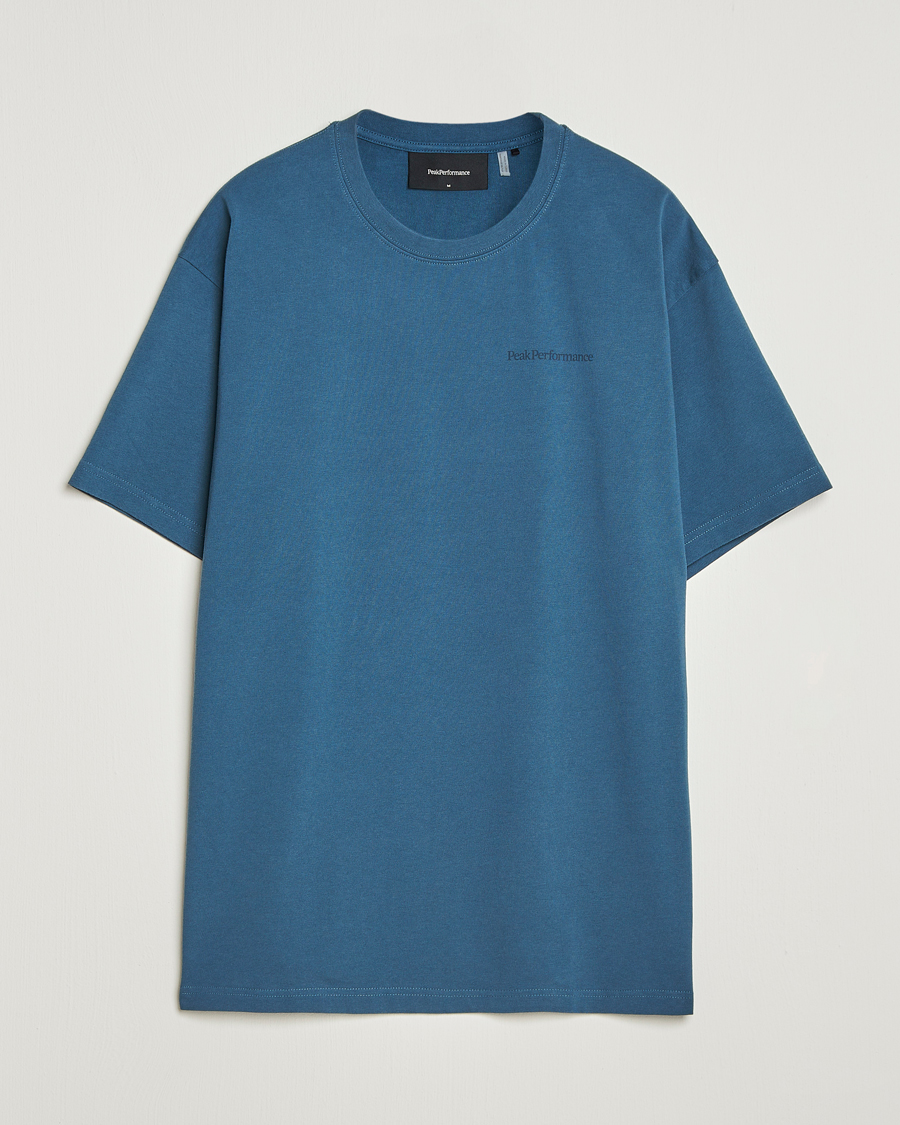Men | T-Shirts | Peak Performance | Graphic Crew Neck T-Shirt Mountain Lake