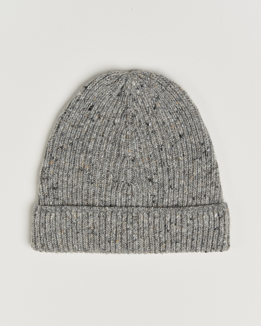 Men | Beanies | Samsøe Samsøe | Nataniel Donegal Beanie Grey Melange