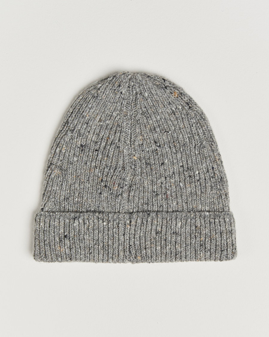 Men | Beanies | Samsøe Samsøe | Nataniel Donegal Beanie Grey Melange