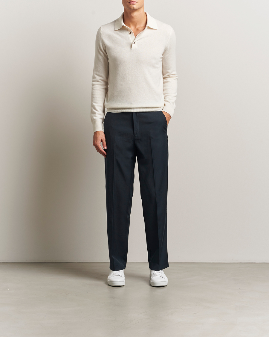Men | Trousers | Samsøe Samsøe | Noah Pleated Trousers Salute Navy