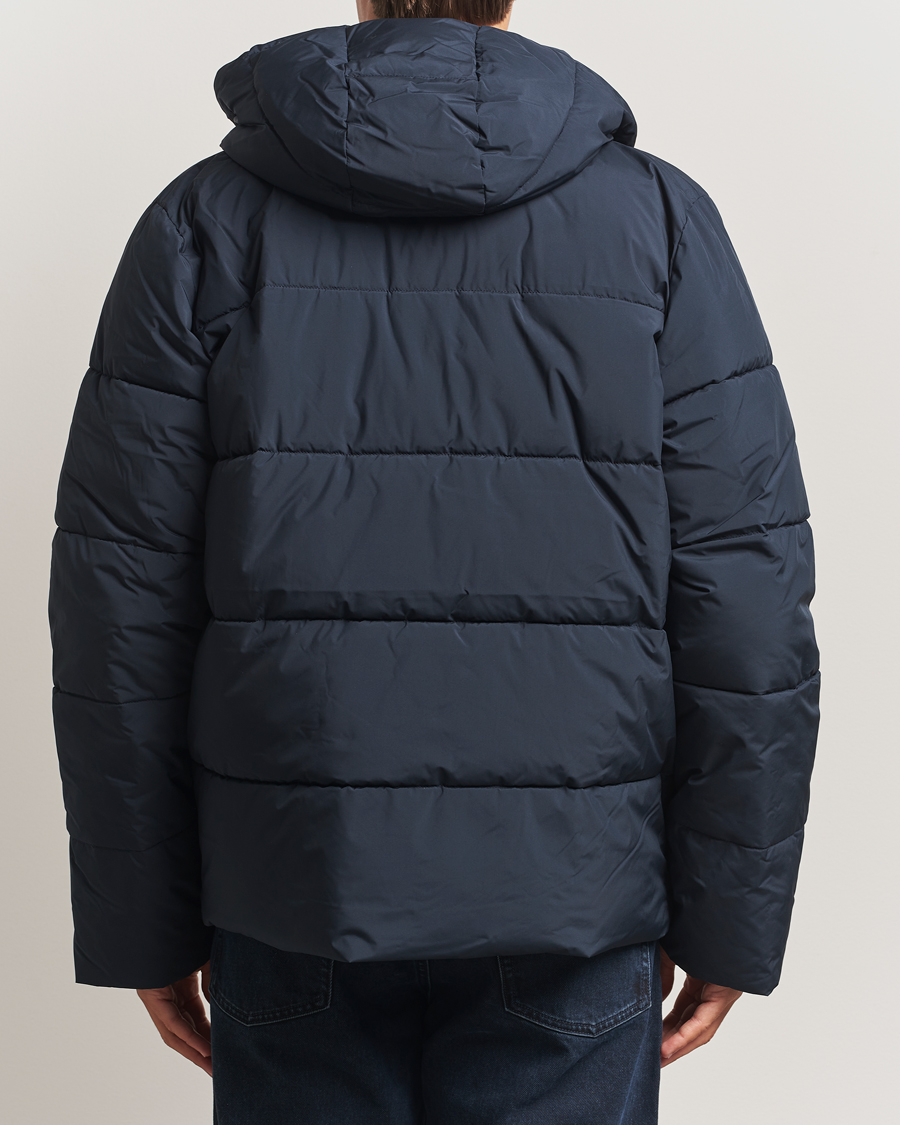 Men | Coats & Jackets | Samsøe Samsøe | Ulf Down Hooded Puffer Salute Navy