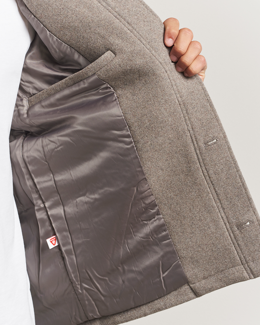 Men | Coats & Jackets | Samsøe Samsøe | Pally Padded Shirt Jacket Elephant Skin